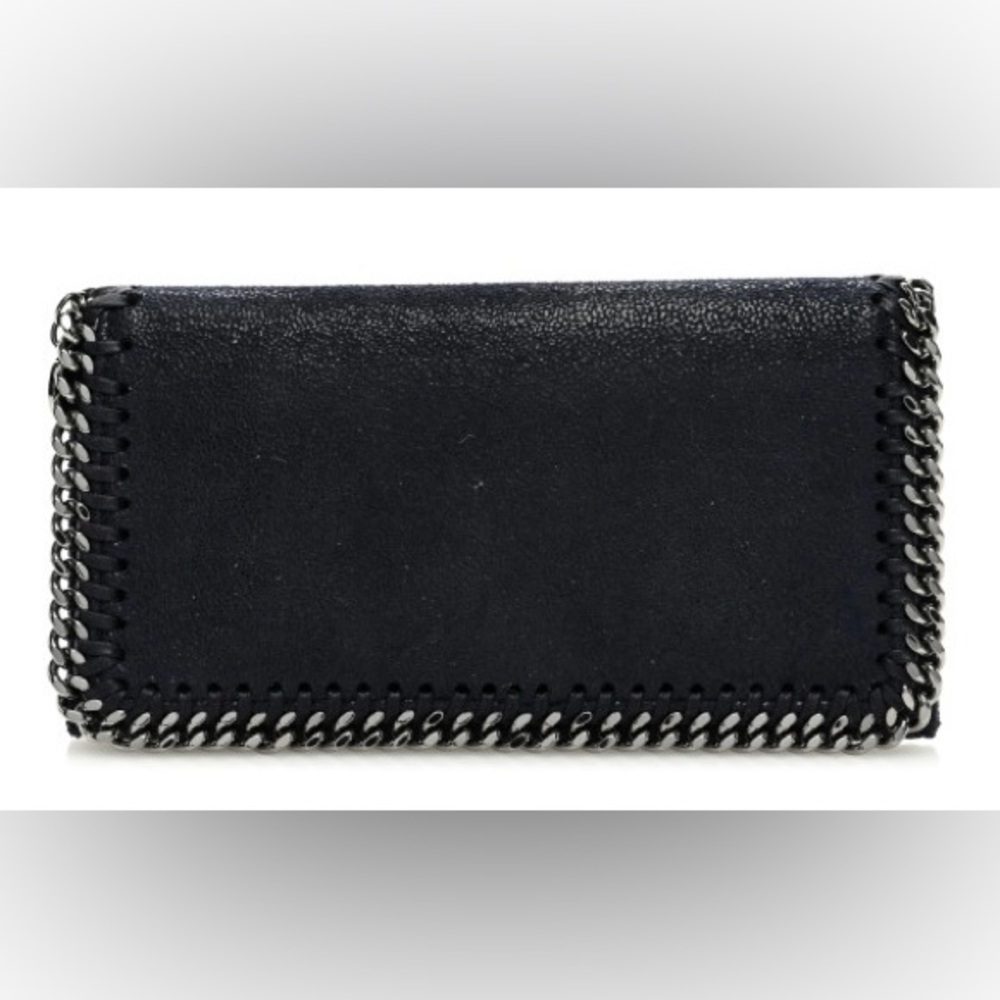 STELLA MCCARTNEY -Shaggy Deer Falabella Flap Wallet - NWT